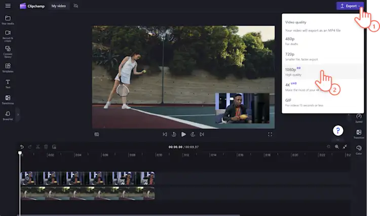 Obraz przedstawiający użytkownika zapisującego wideo.