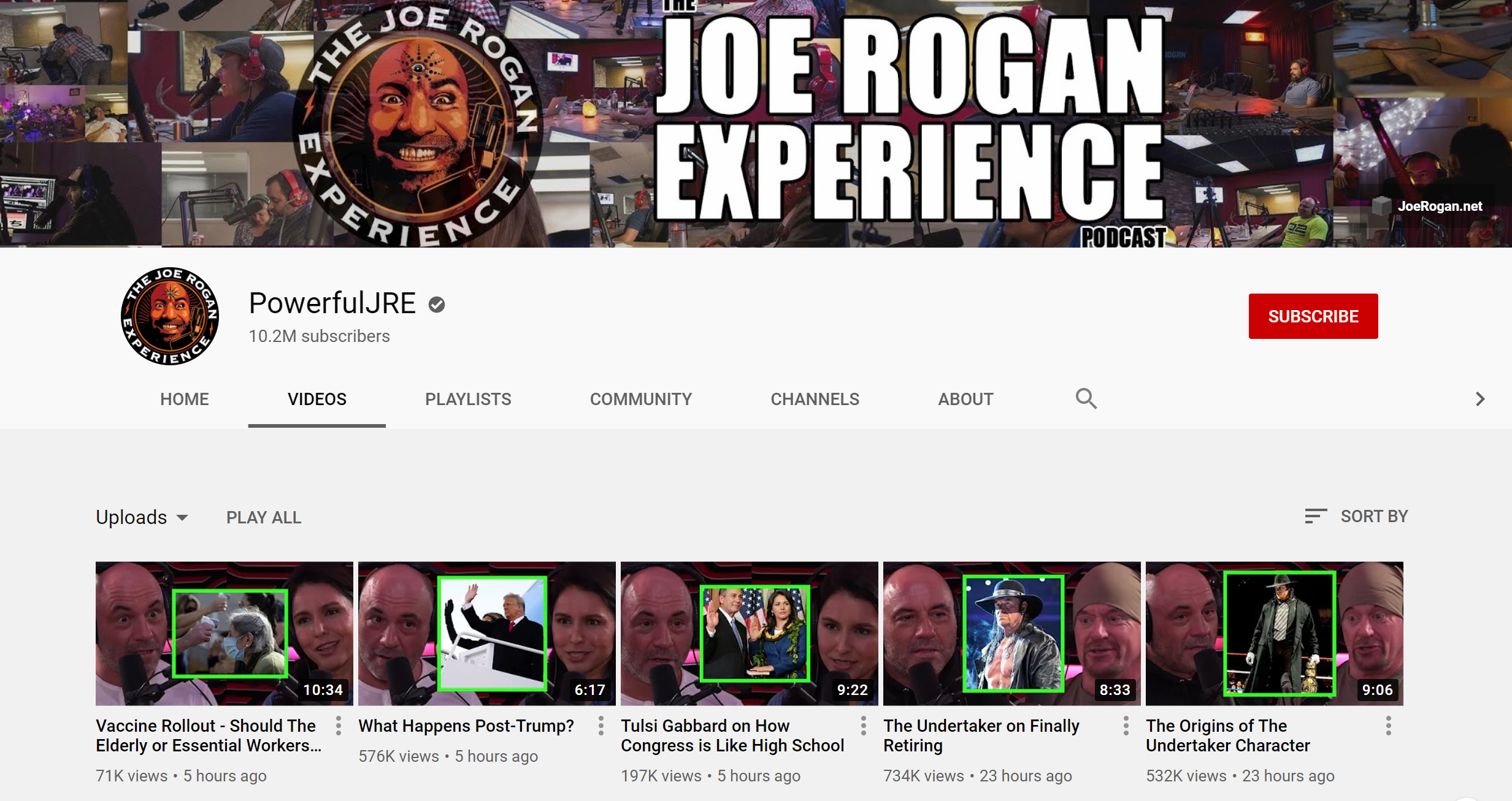 Joe Rogan Elon Musk Video Podcast Thumbnail - Example - Clipchamp Blog