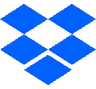 An image of the Dropbox logo.