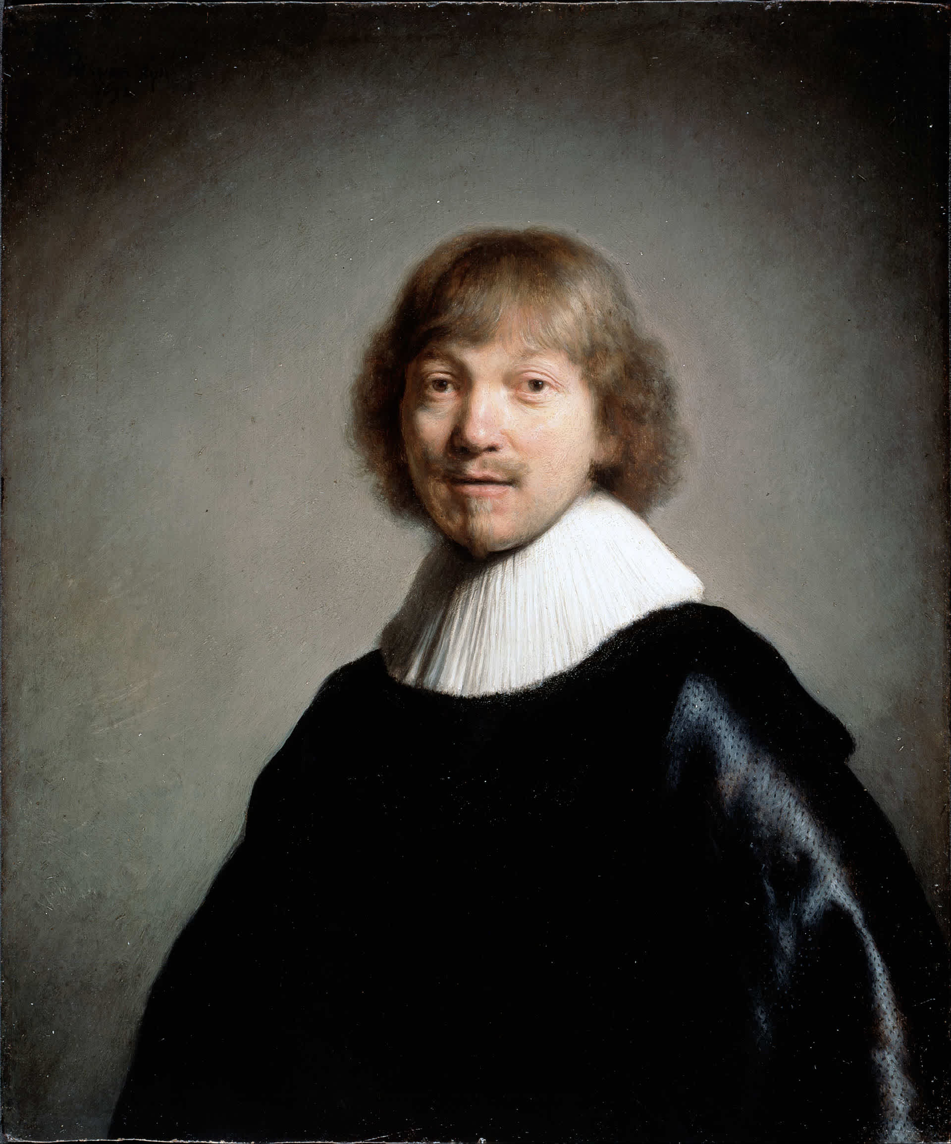 Rembrandt portrait of Jacob III de Gheyn sourced from Google art project