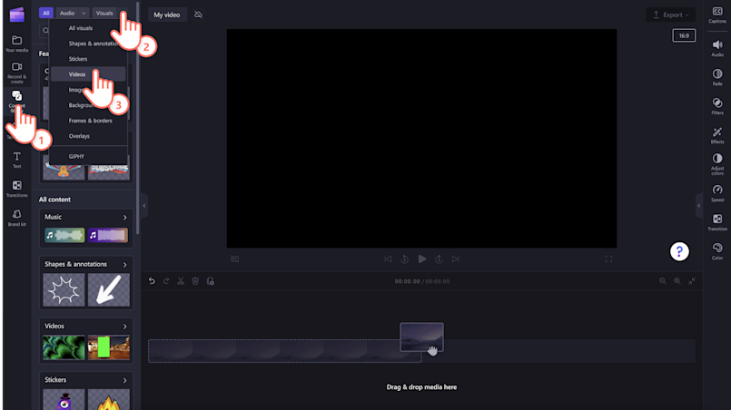 How to overlay text on video and GIFs | Clipchamp Blog