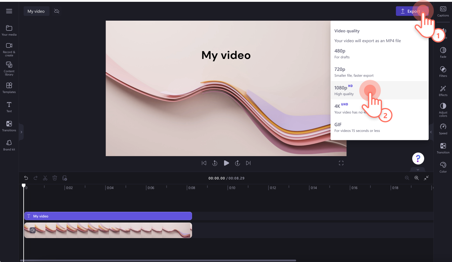 Animate 3 Pro Online Help: Remove Transparency