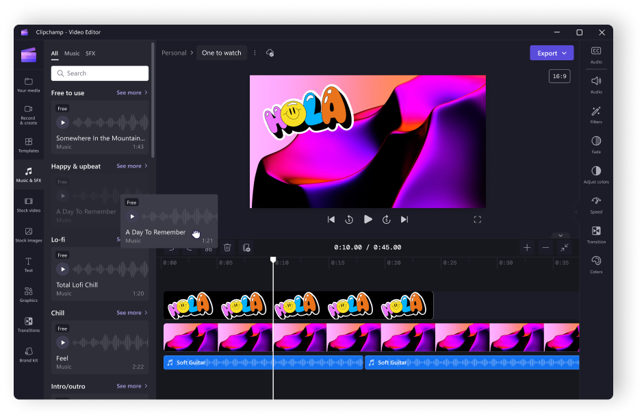 Quick And Easy Video Editor | Clipchamp