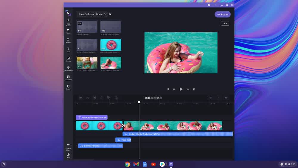 Clipchamp Chromebook 3