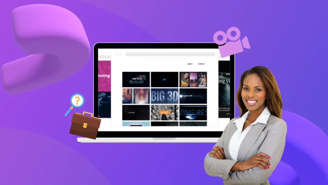 How to create a video portfolio website in 5 minutes CC thumbnail