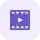 Purple video icon