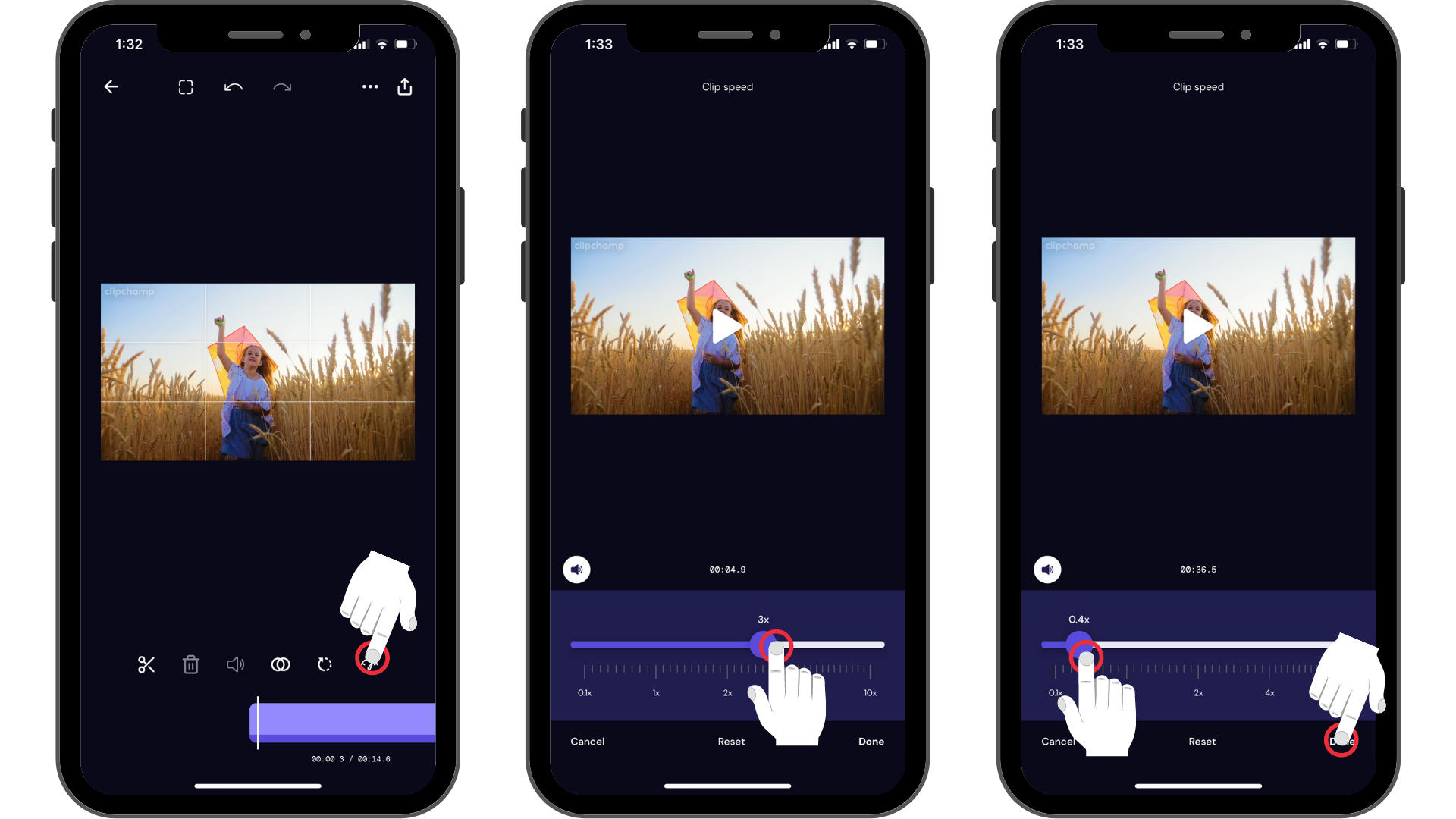 Step 3. Turn your clip into a slow-motion video