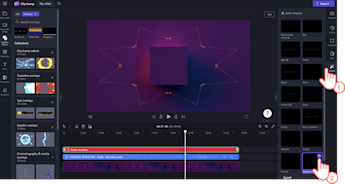 How to make a podcast video with an audio visualizer | Clipchamp Blog