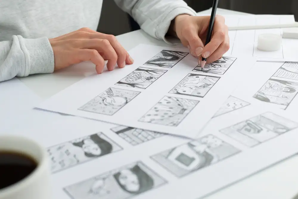 Drawing the Marketing Storyboard - How Video Storyboards Create Great Marketing Results For A Business - Clipchamp Blog