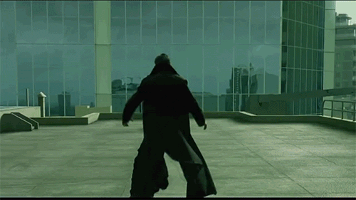 Neo matrix bullet scene FPS in cinema example - Clipchamp blog