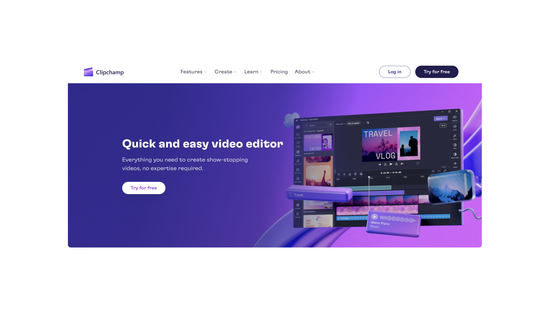 Microsoft Clipchamp for Windows Free download