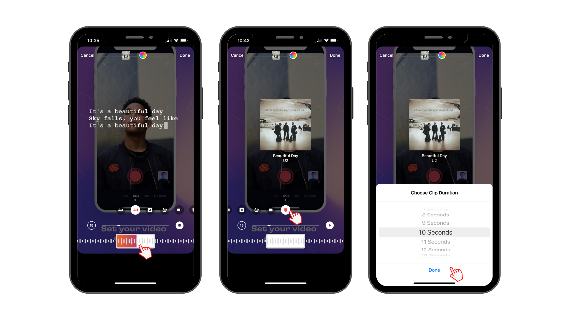 Edit your background music