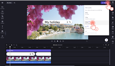 How to overlay text on video and GIFs | Clipchamp Blog