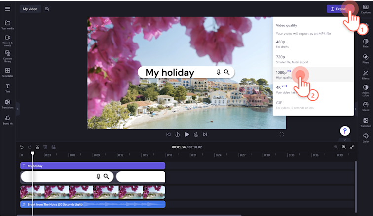 Overlay Html Over Video How to overlay text on video and GIFs | Clipchamp Blog
