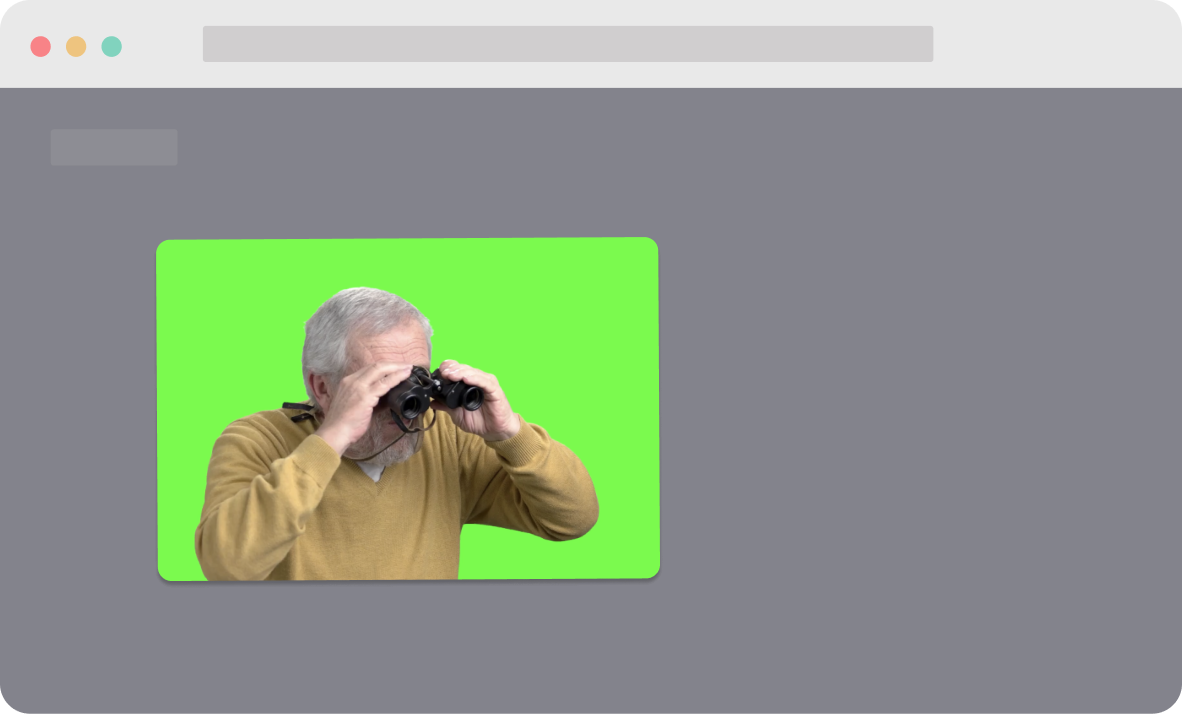 Green Screen video-editor Stap 2