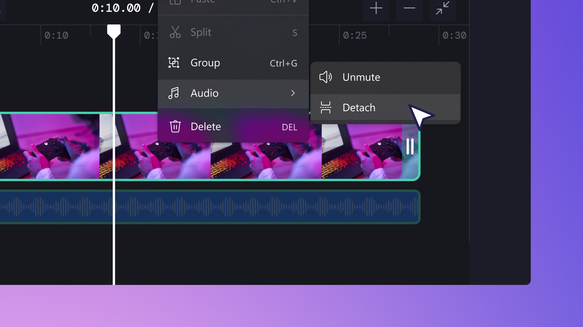 How to separate audio from video | Clipchamp Blog