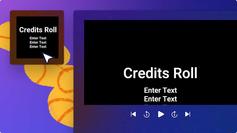 How to add movie credits to your video | Clipchamp Blog