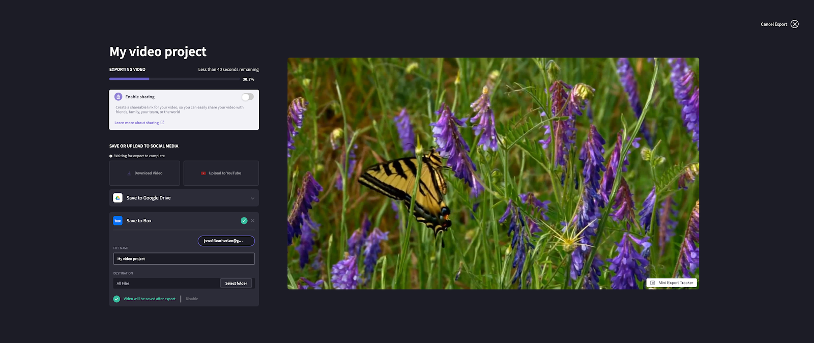 Clipchamp Box editor 4