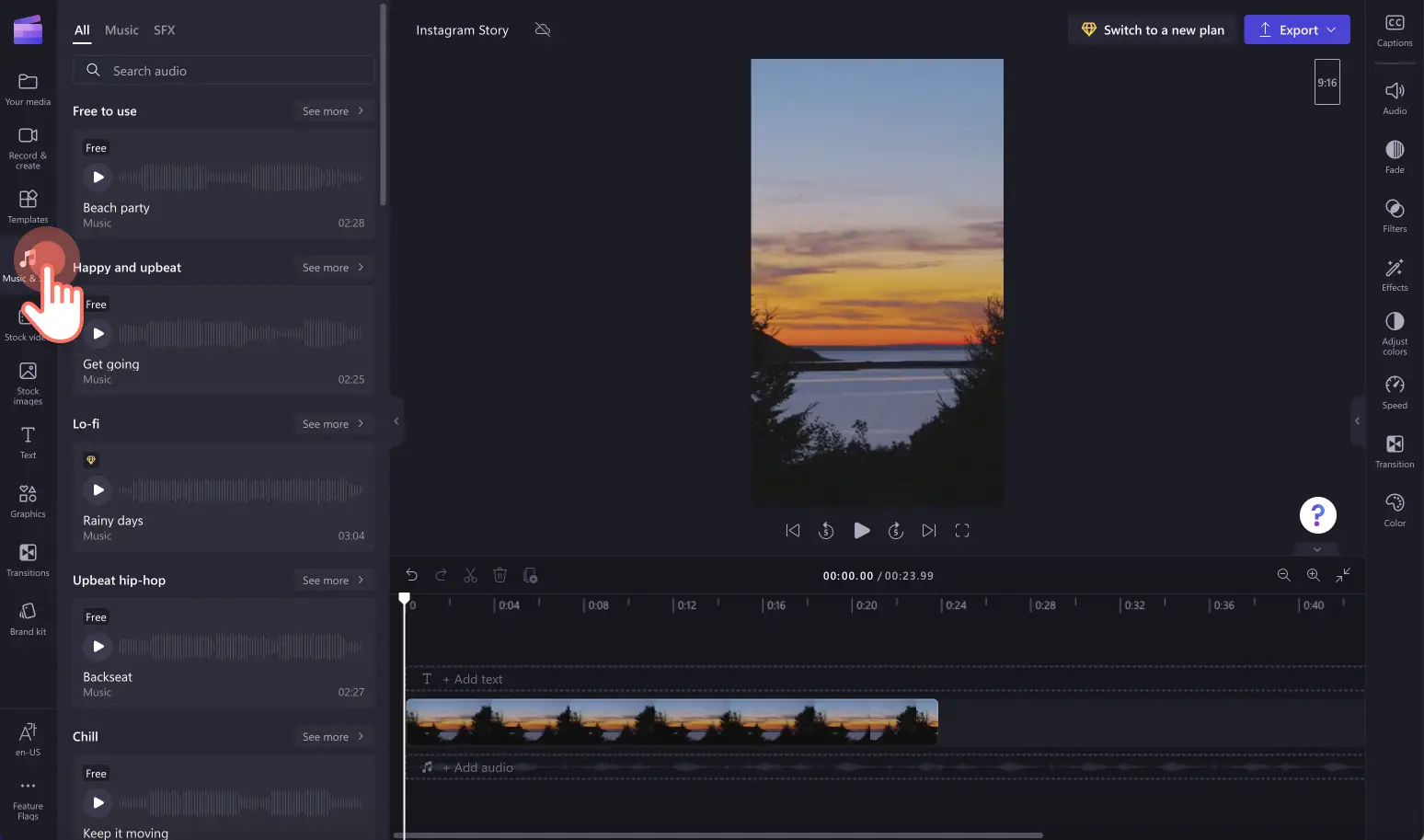 Storia Instagram - passaggio 2