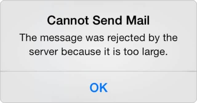 send video via email error