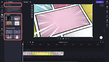 Изображение открытой вкладки GIPHY