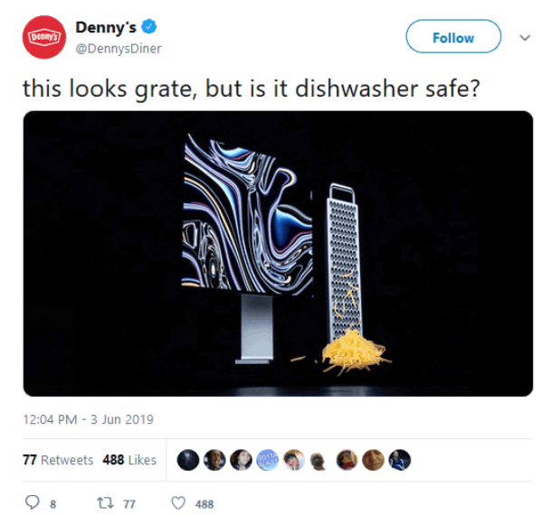 Dennys meme marketing example - how to market your brand with memes - Clipchamp blog post