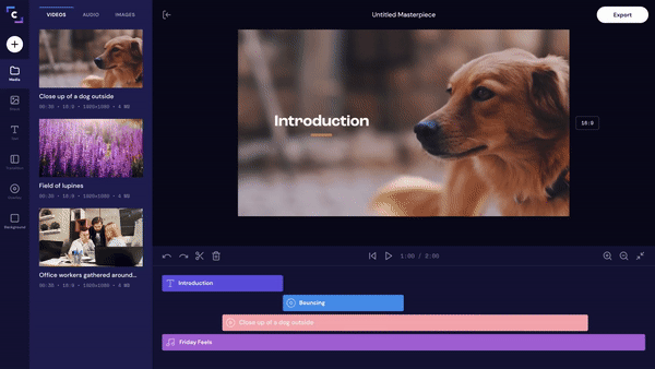 Box integration-Make a commercial video- Clipchamp landing page 