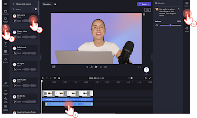 Time Hack Audio 10 audio editing hacks to level up your videos | Clipchamp Blog