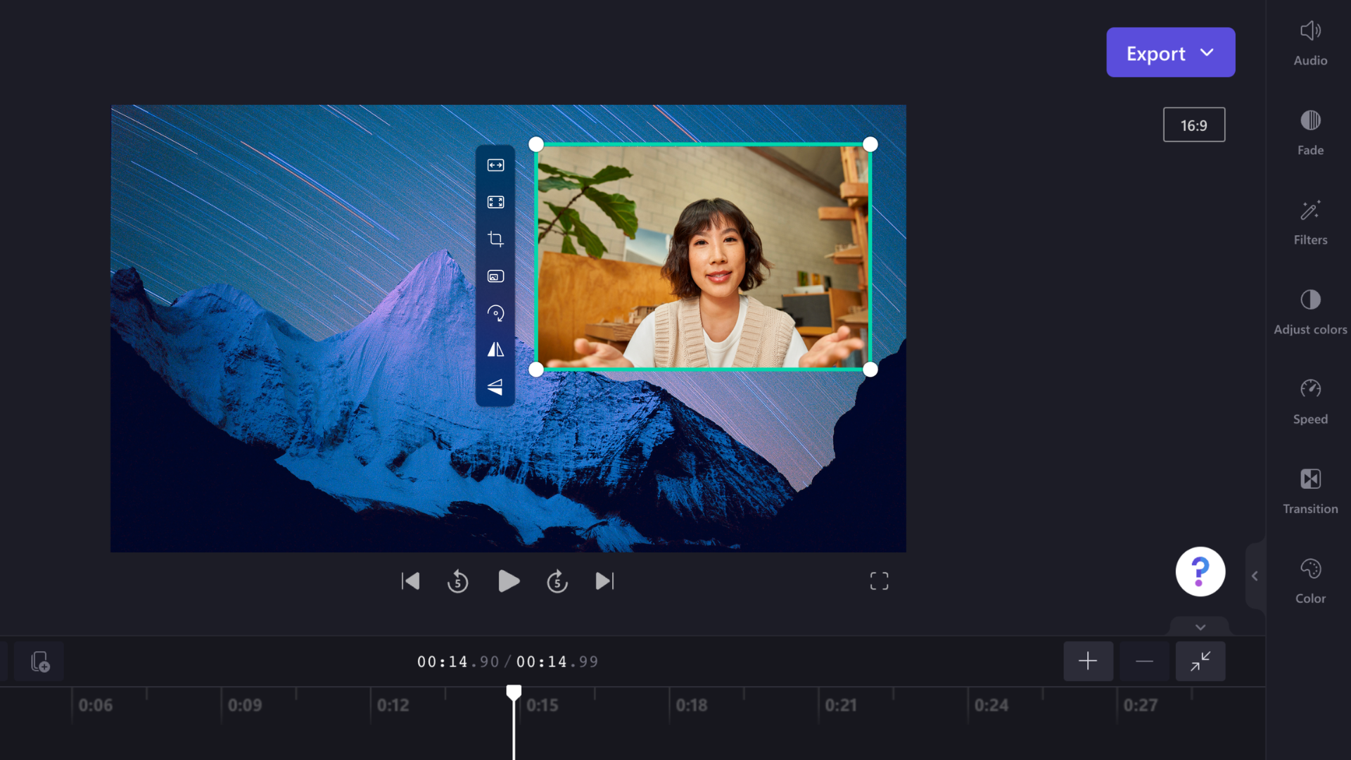 Overlay or blend images Free Online Image Editor