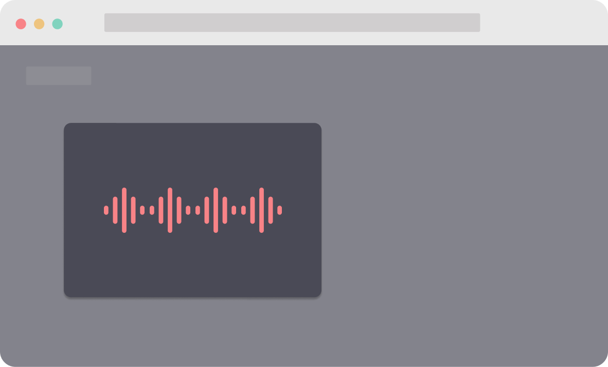 Apply the Audio Visualise filter to your audio track and customise it.