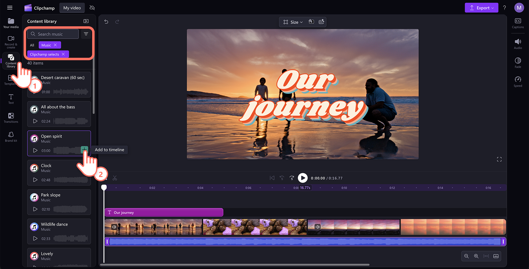 How To Make A Video Slideshow Clipchamp Blog Slideshow Step 3 