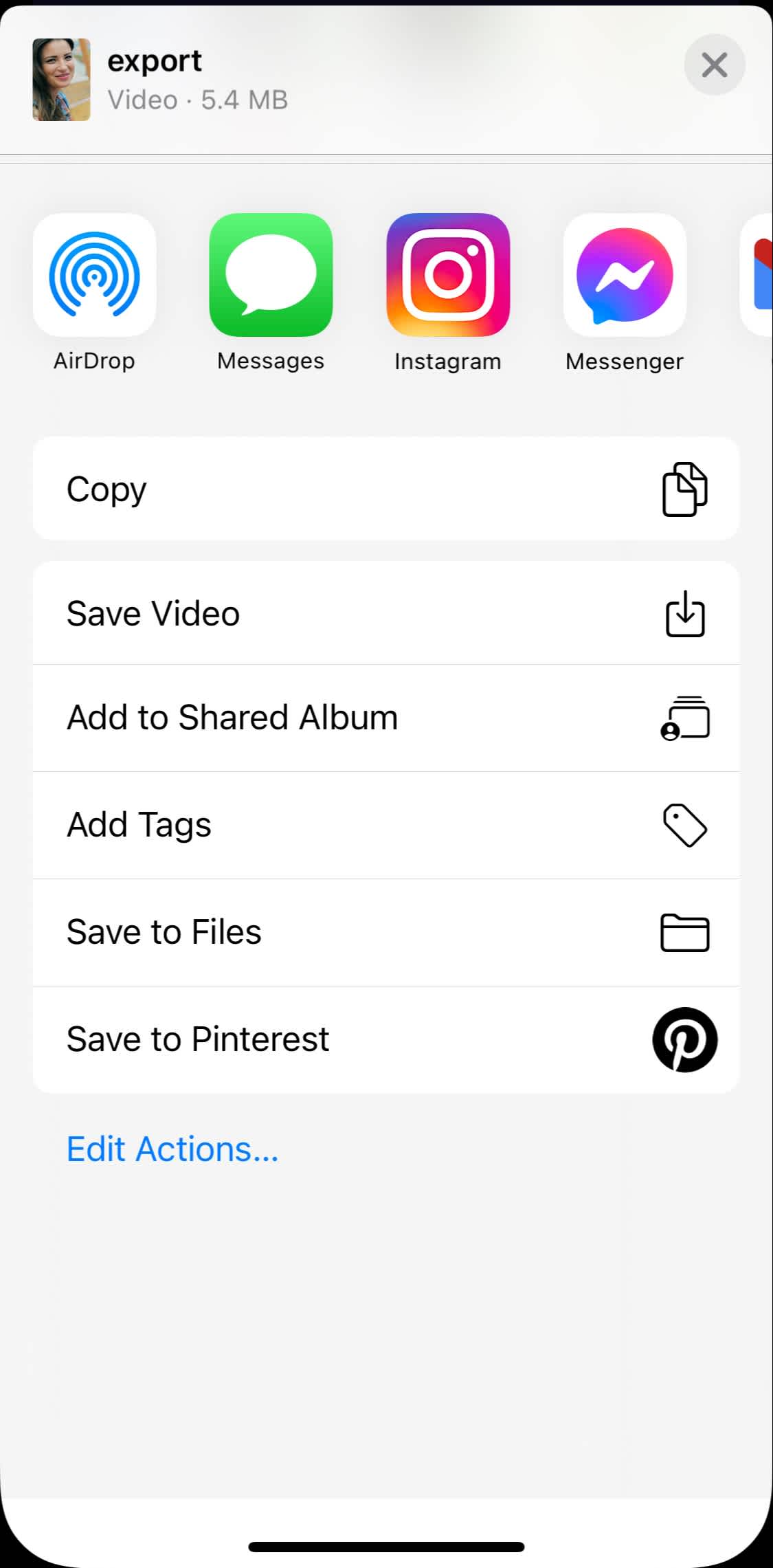 Export and share-How to merge videos on iPhone for free: fast and easy app-Clipchamp blog