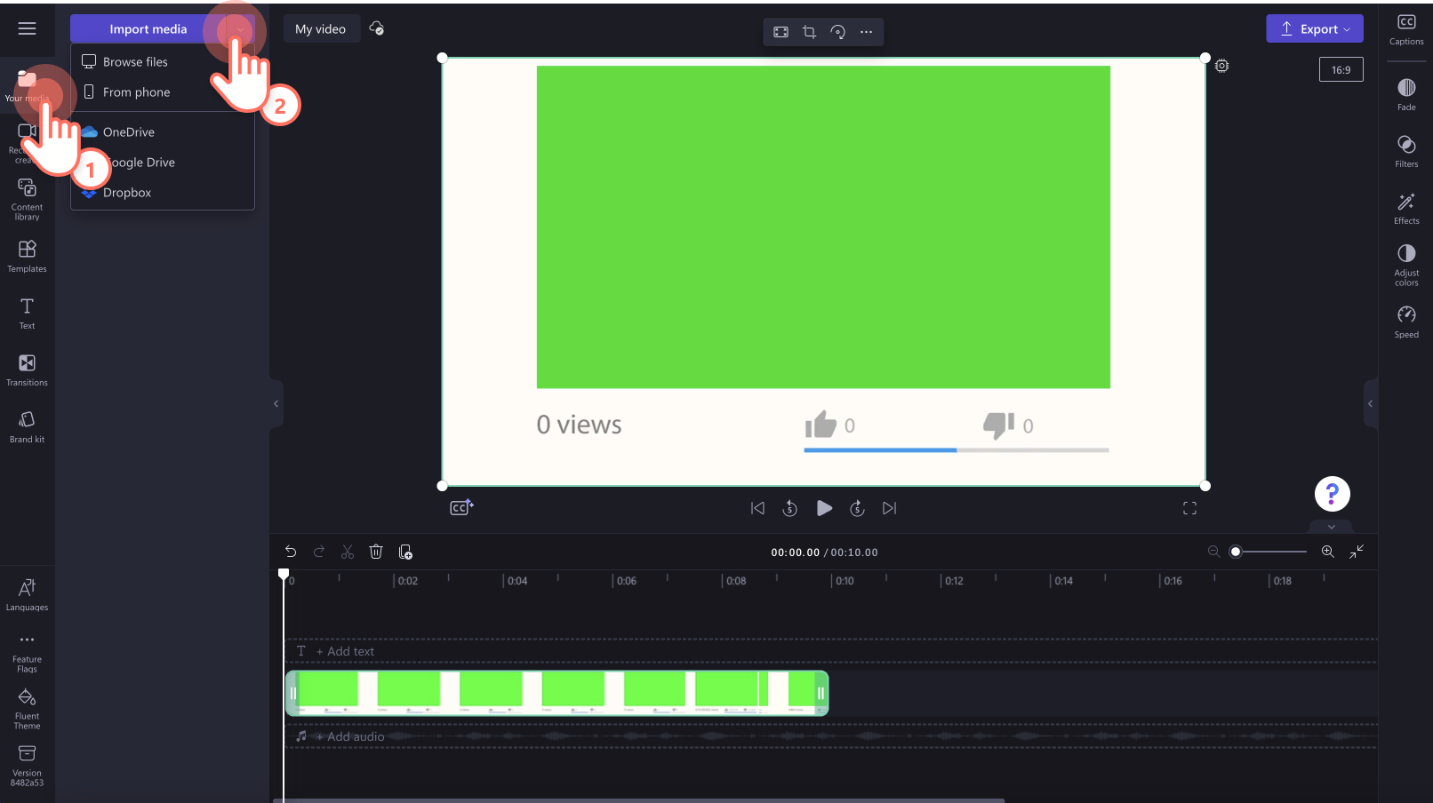 green screen edit!