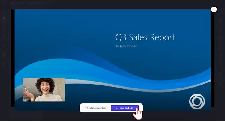 Imej seorang pengguna menyimpan skrin dan rakaman kamera mereka.