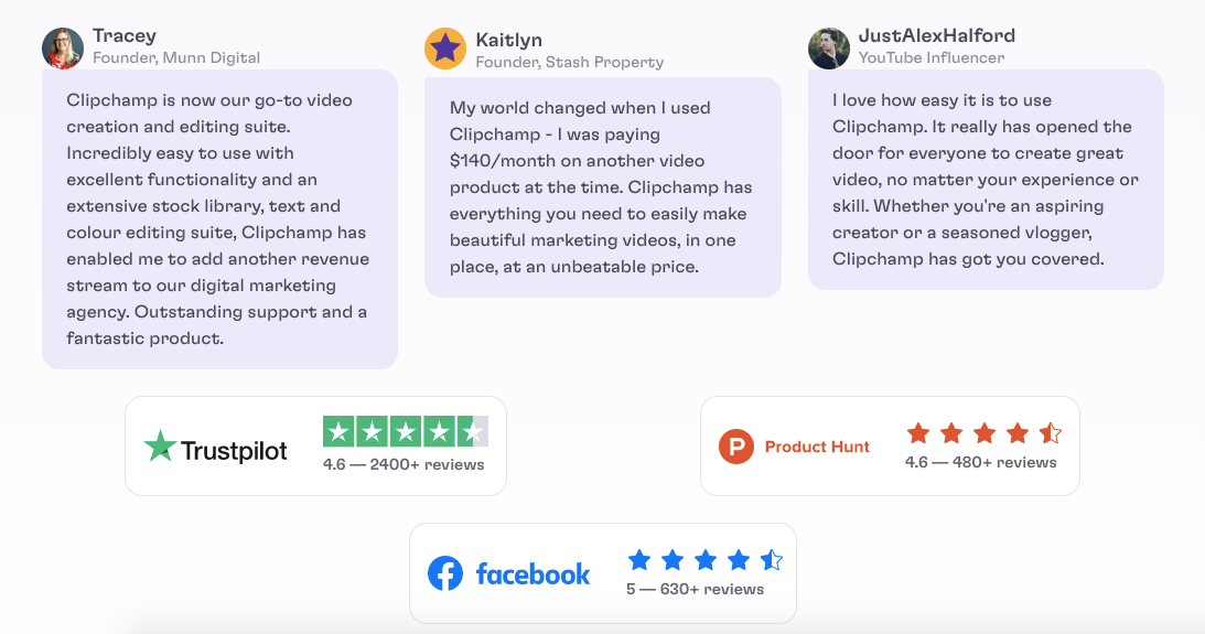 1. Clipchamp