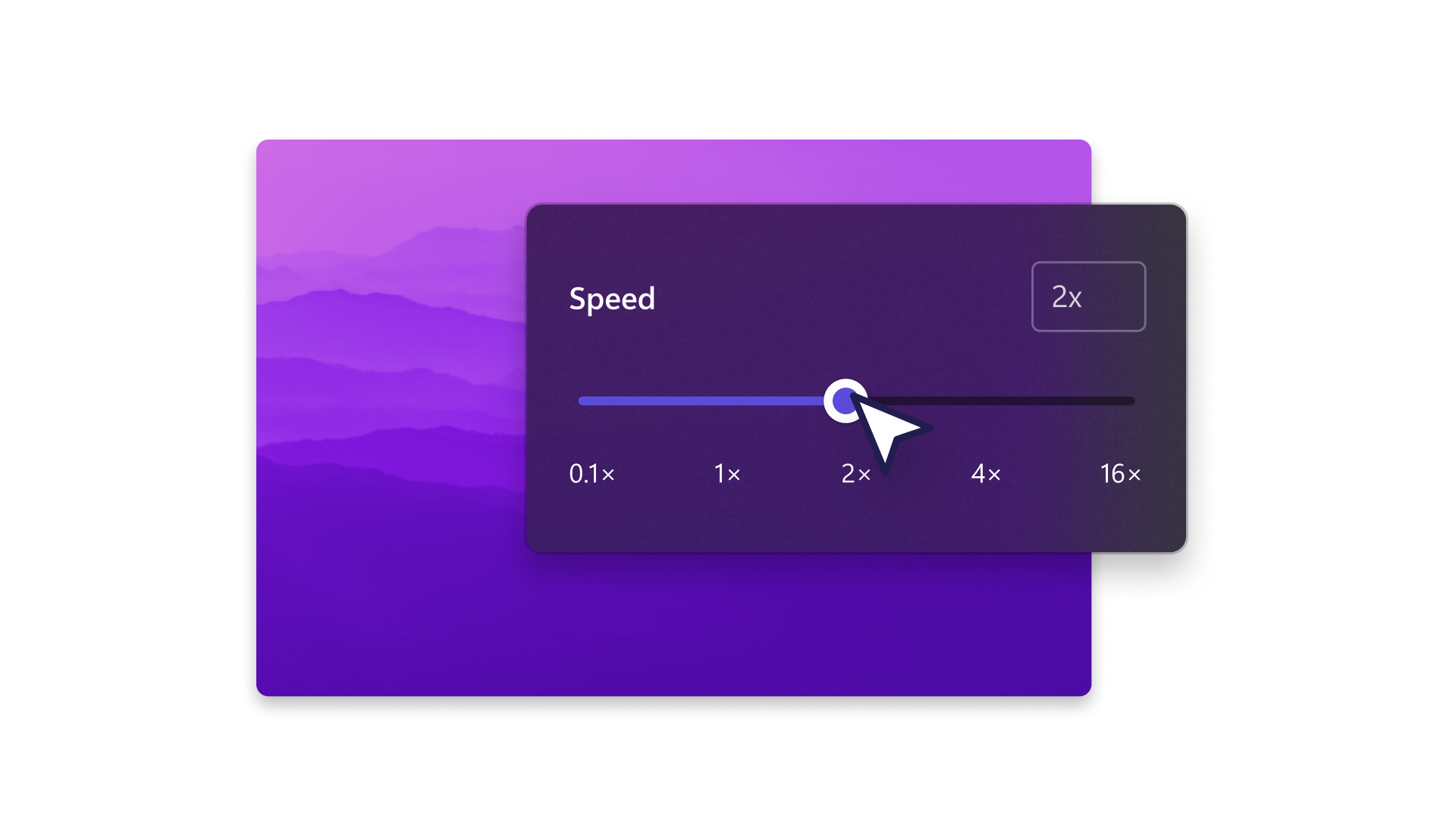 Abstract image of adjusting the volume of an audio file in Clipchamp