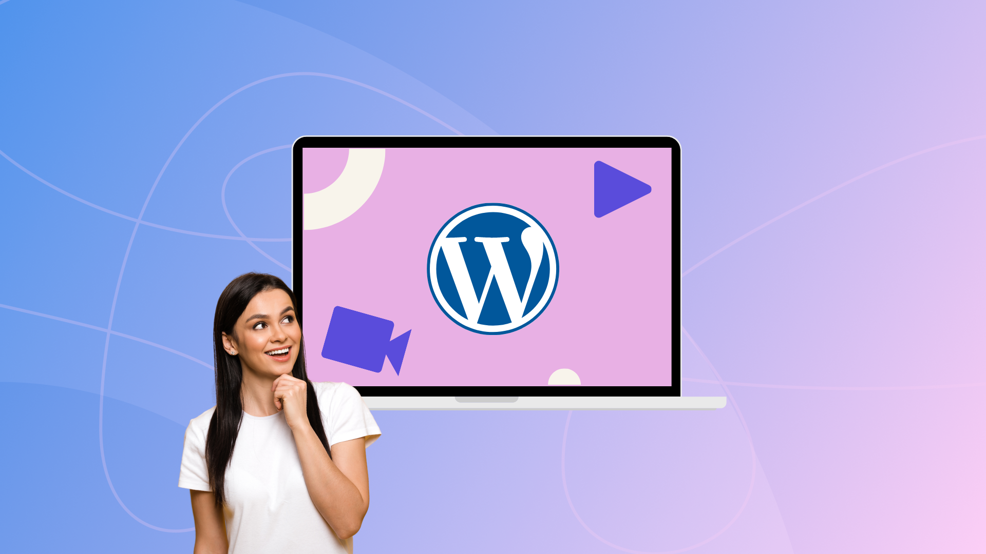 Video friendly Wordpress site themes - conceptual image
