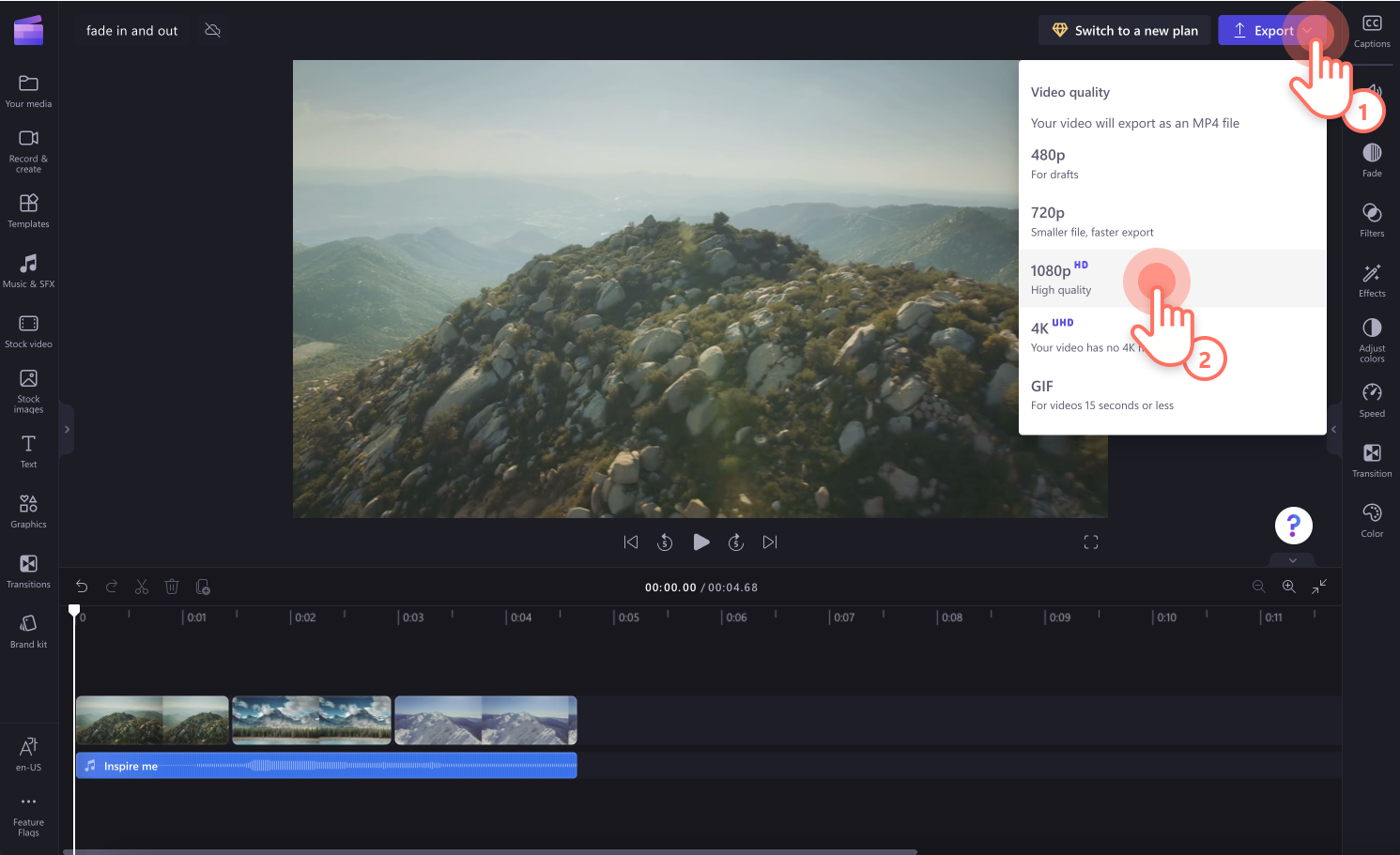 How to fade in and out of audio and video Clipchamp Blog