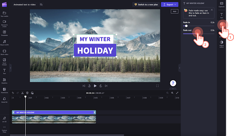 How to add text animation to a video | Clipchamp Blog