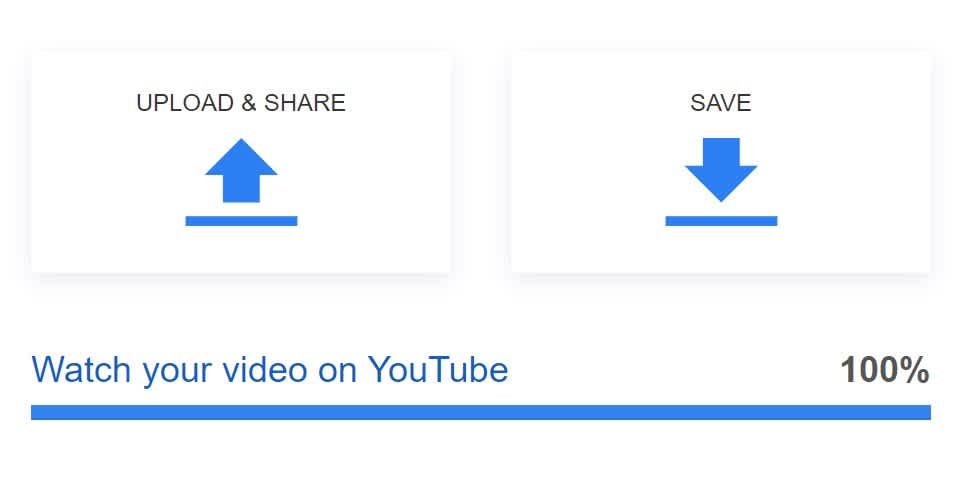 Click ‘Watch Your Video On YouTube’ to take you straight to your channel
