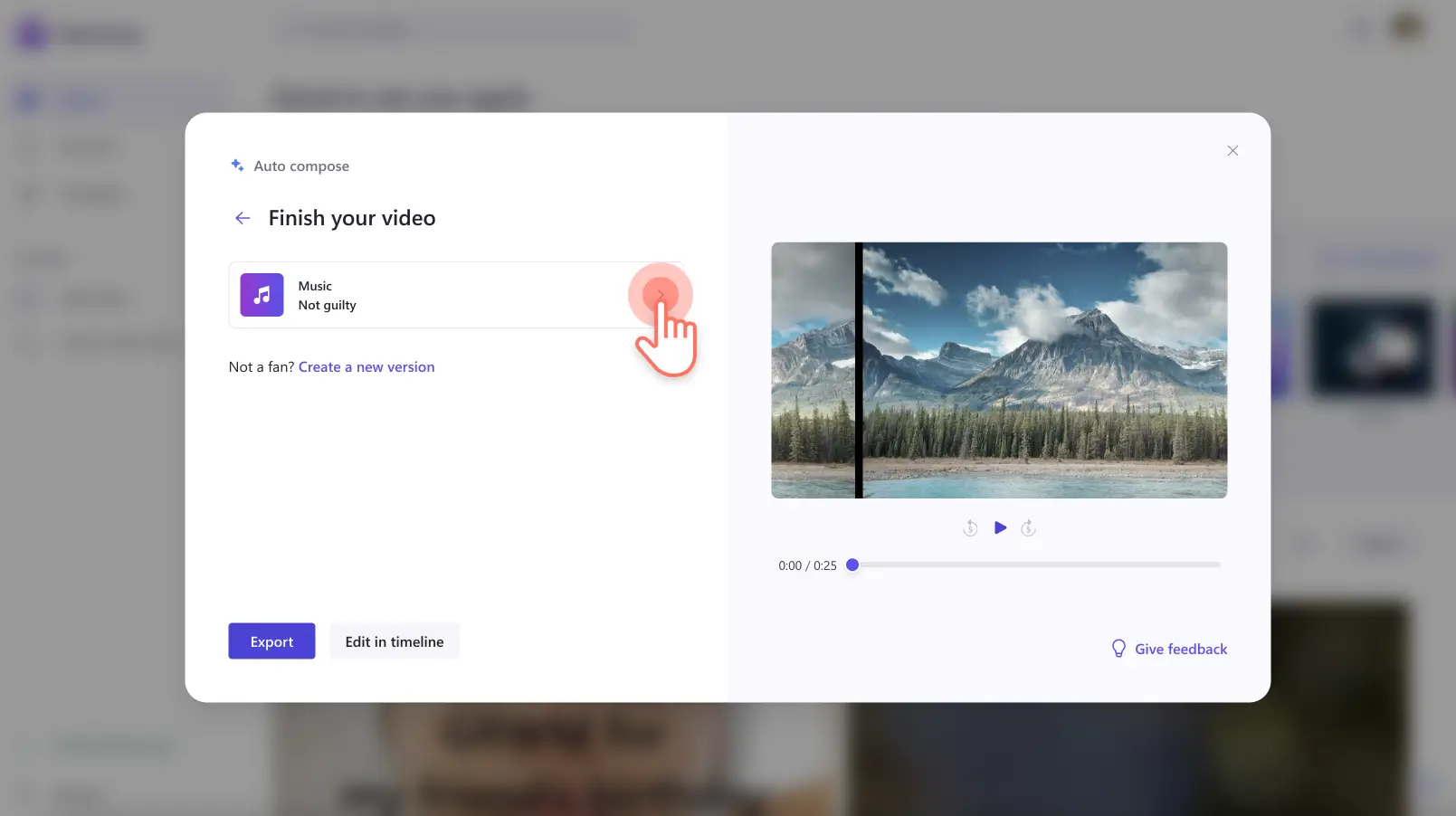 Ein Bild, das zeigt, wie ein Benutzer auf eine Audiodatei klickt