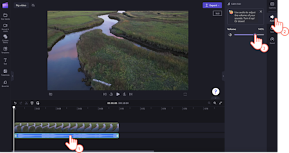 Et bilde av en bruker som justerer volumet.