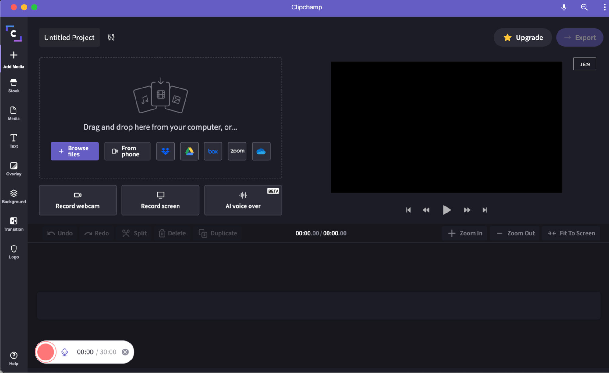 Start screen recording-How to download Twitch clips to make YouTube videos-Clipchamp blog