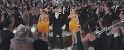 the great gatsby party gif