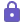 Purple lock icon