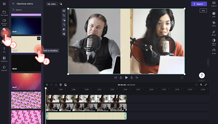 How to make split screen videos | Clipchamp Blog