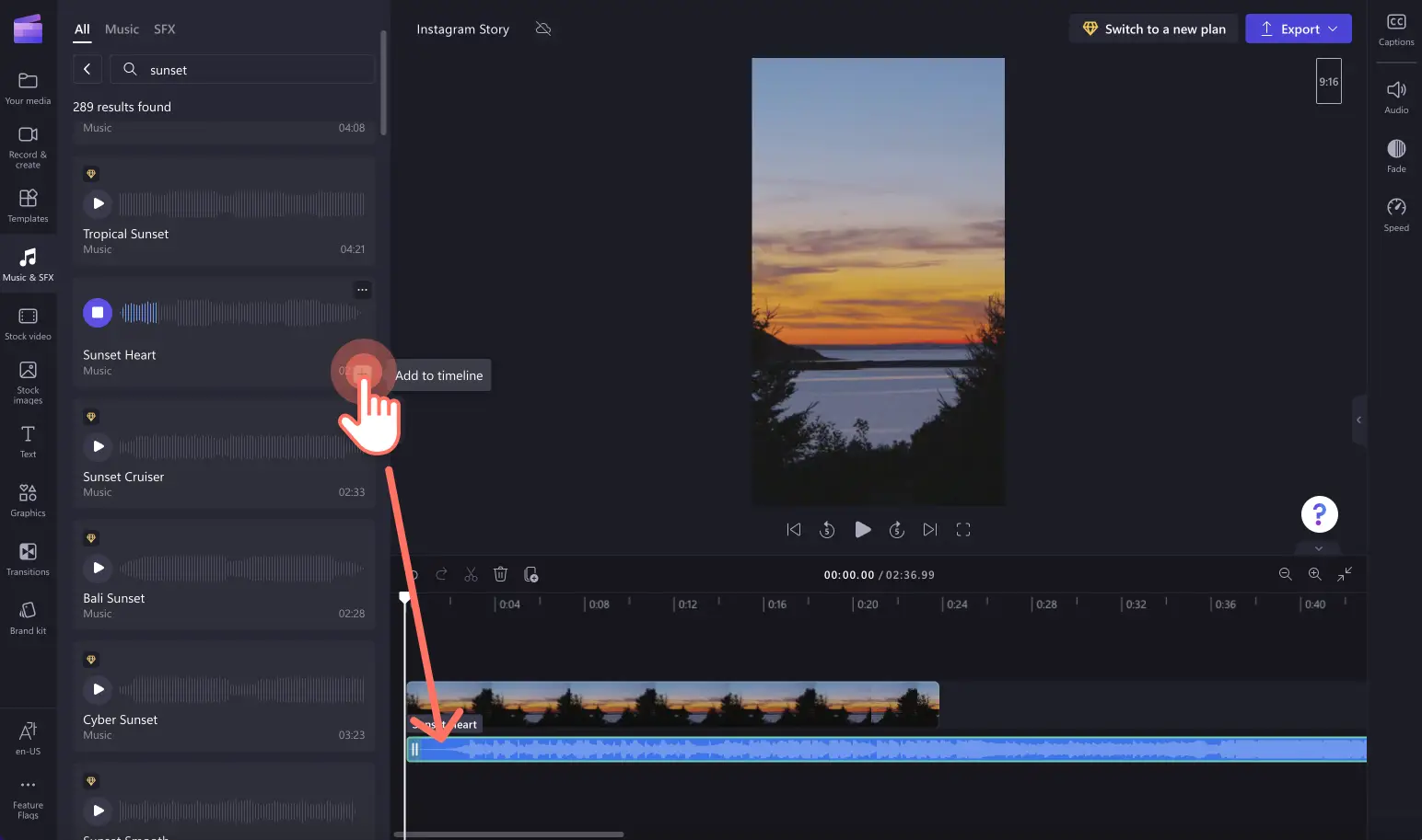 Storia Instagram - passaggio 2b