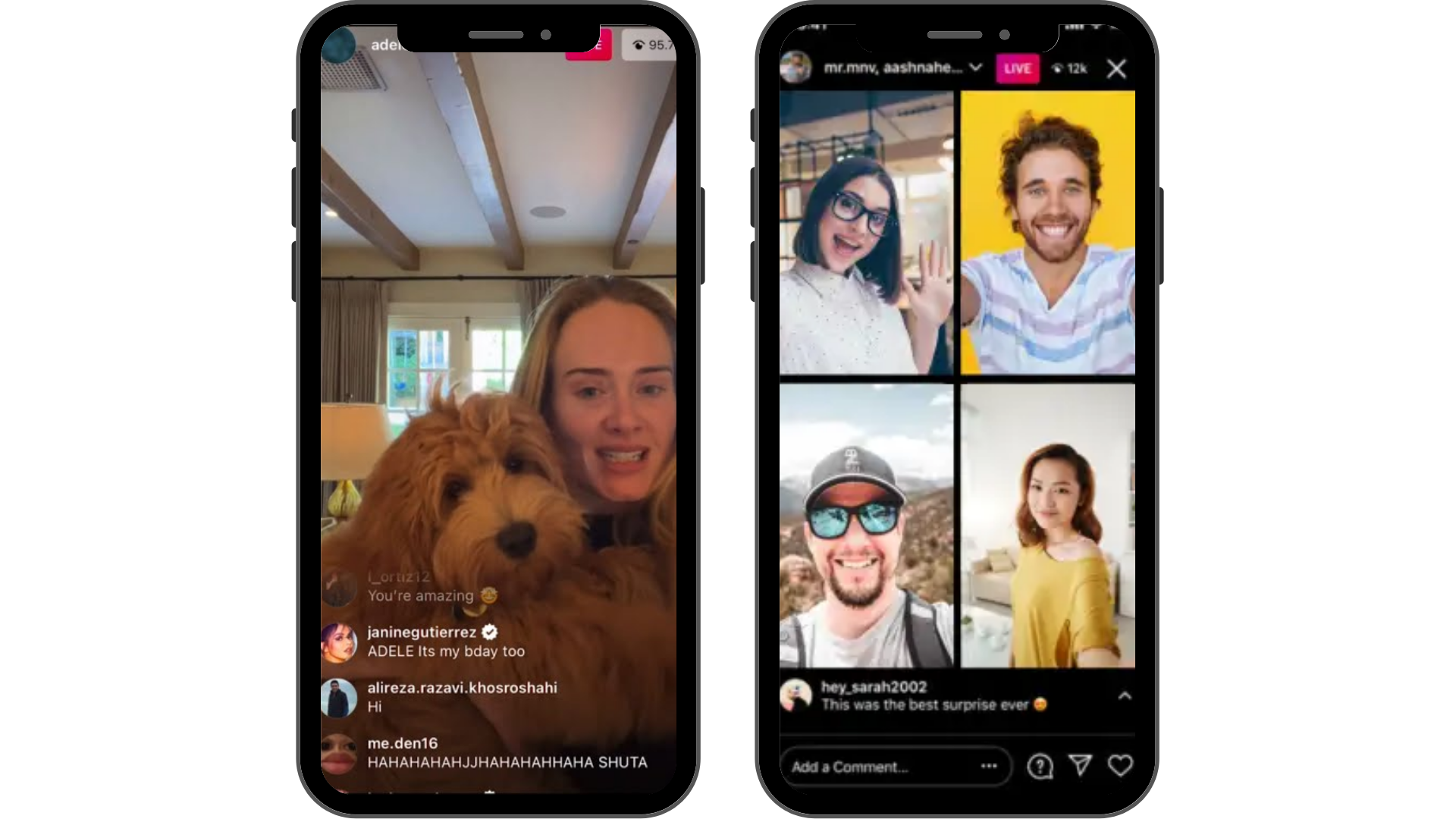 How to make Instagram post templates for your brand - types of video - instagram live