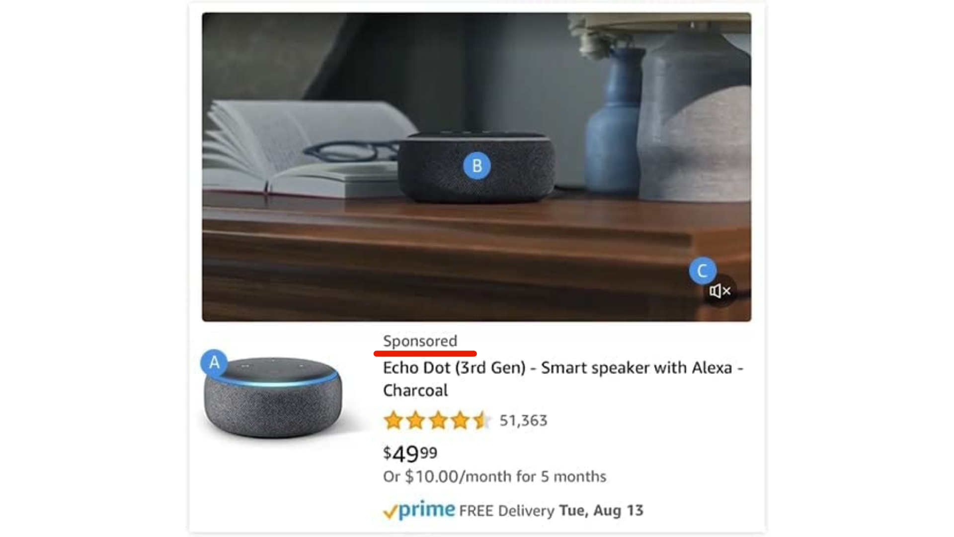 How do sponsored video ads work on Amazon?
