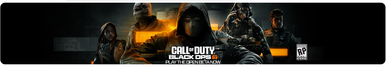 Xbox Call of duty promo banner